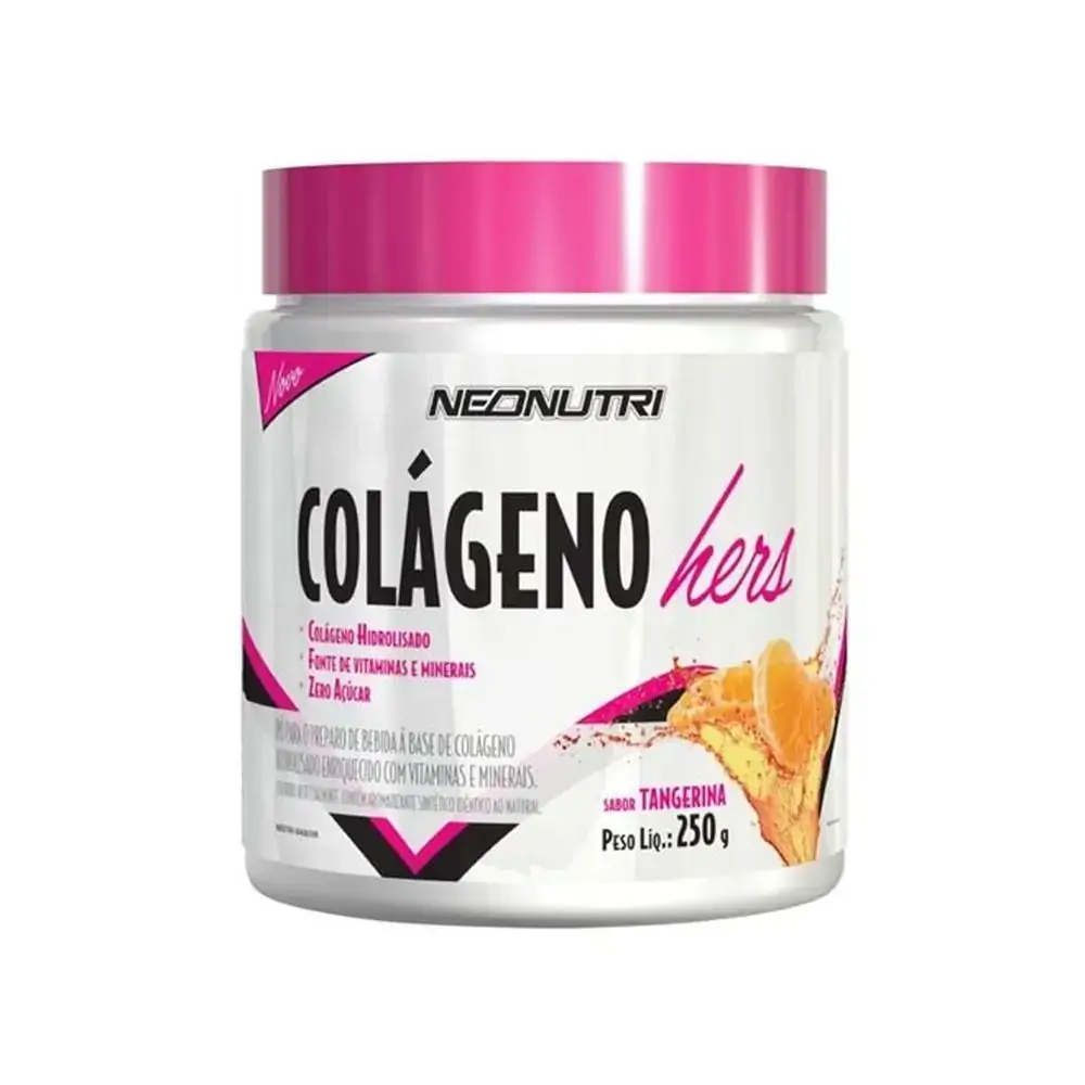 Colageno Hers Powder 250g Tangerina Neo Nutri