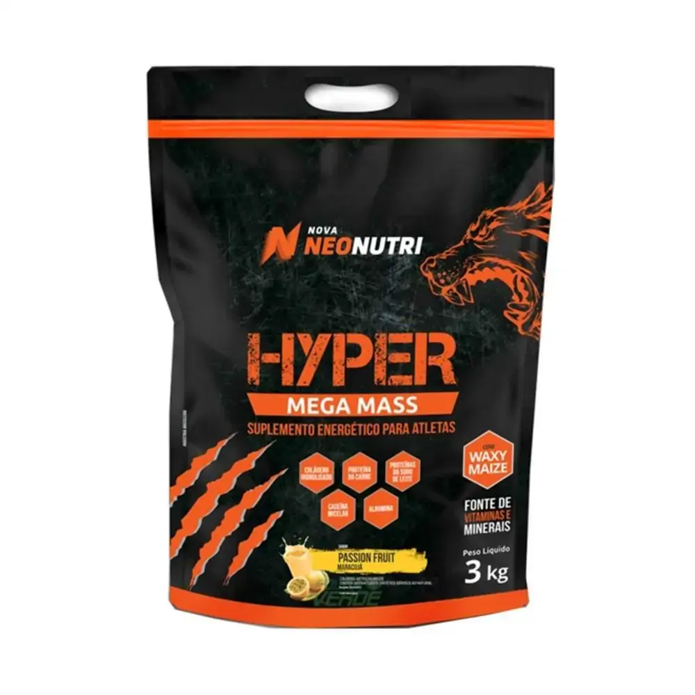 Hyper Mega Mass 3kg Maracuja Neonutri