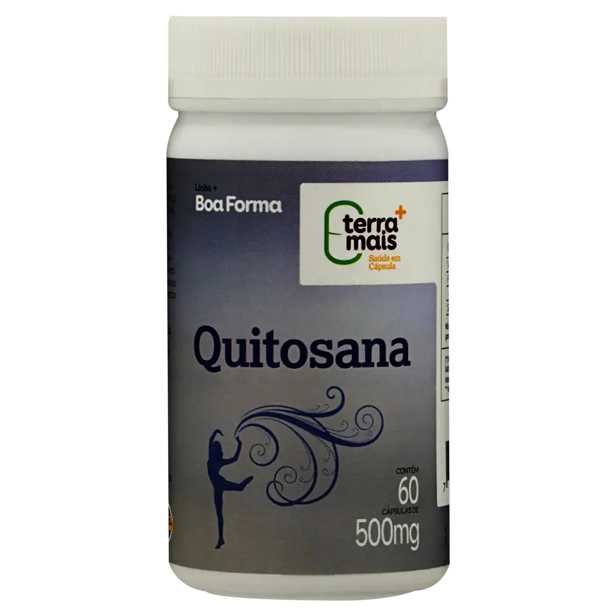 Quitosana 500mg Terramais Boa Forma Frasco 60 Cápsulas