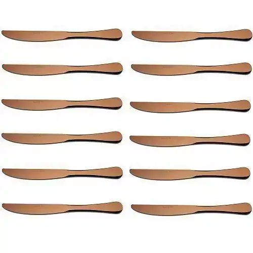 Kit com 12 Facas de Mesa Elite Cobre Gourmet MIX GX6036