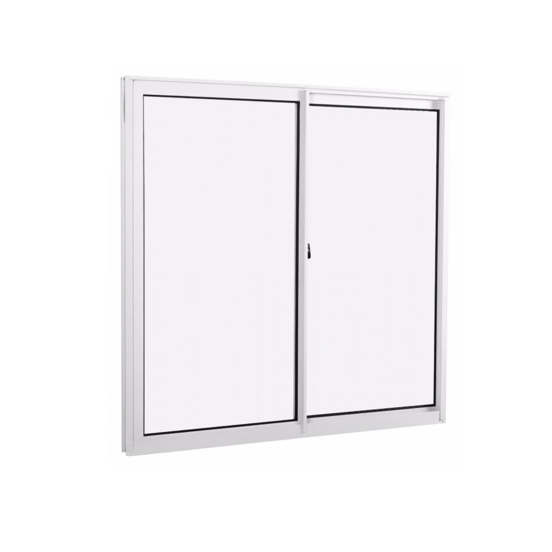 Janela de Alumínio de Correr 2 Folhas 100x150cm com Vidro 3mm Líder Líder Branca