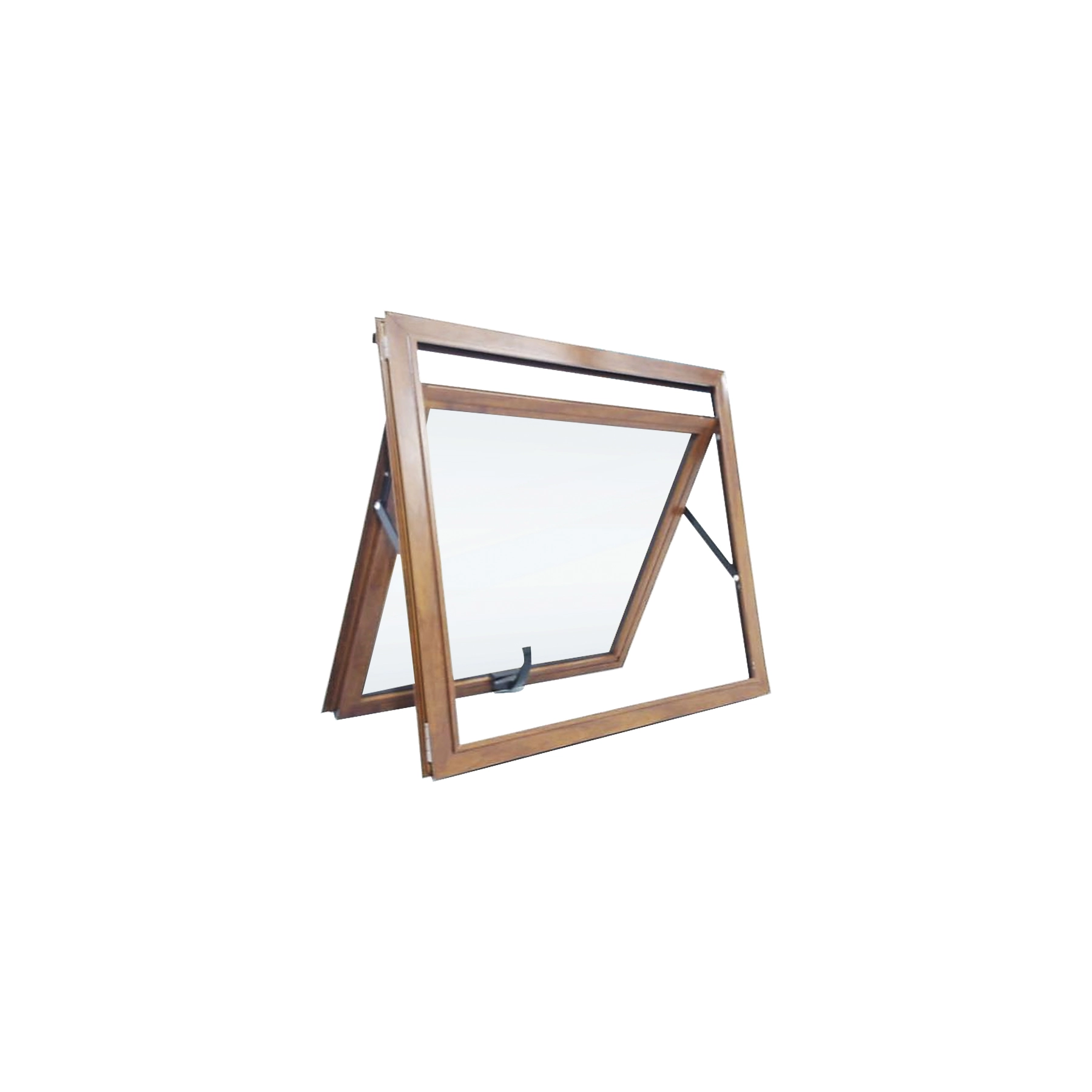 Janela de Alumínio Maxim-ar 60x60cm com Vidro 3mm Palace Líder Amadeirado