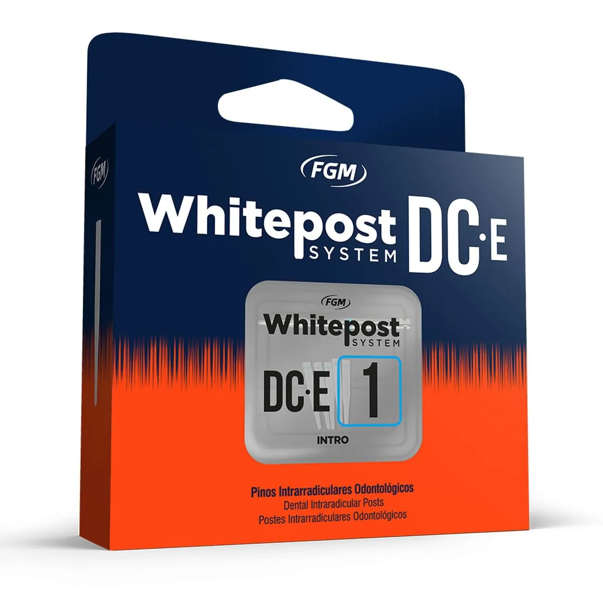 Pino de Fibra de Vidro Whitepost System Dc-E Intro 1 - Fgm - Pino de Fibra de Vidro Whitepost System