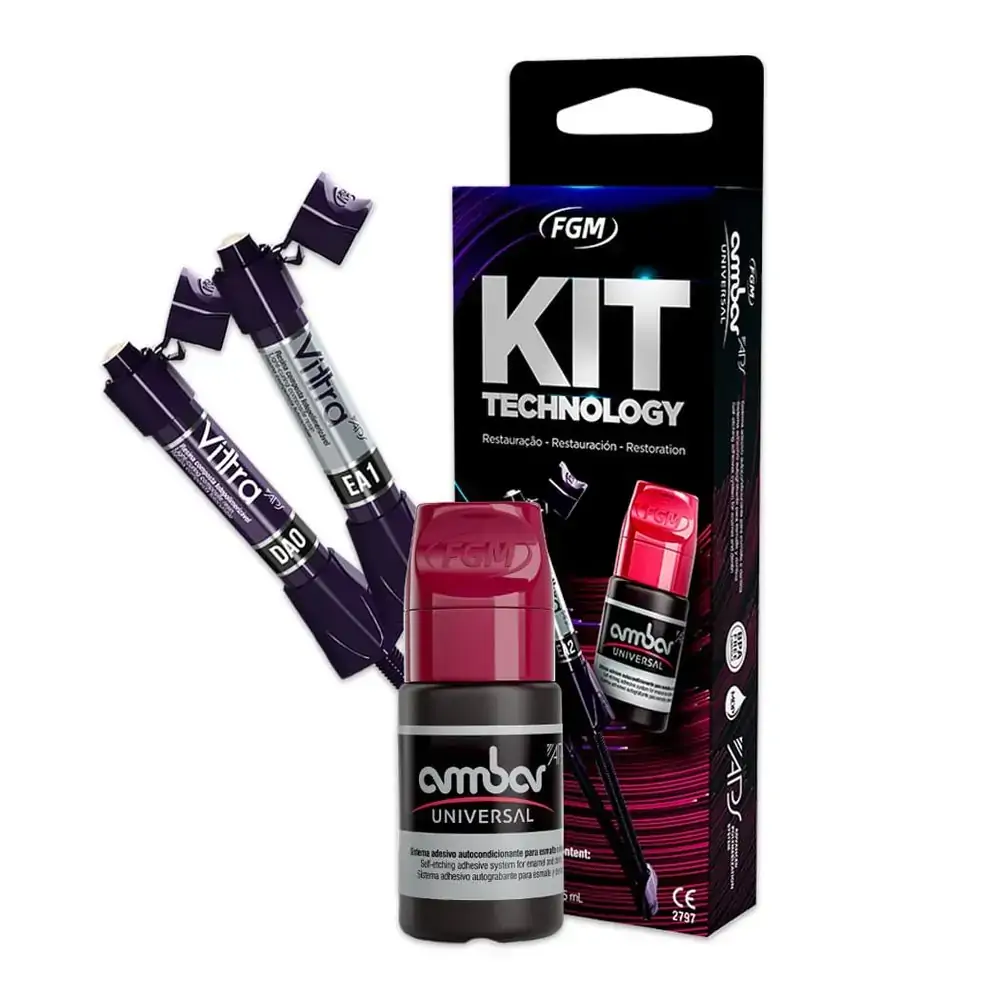 Resina Vittra EA2 + DA2 4g + Ambar APS 6ml Kit Technology - Fgm