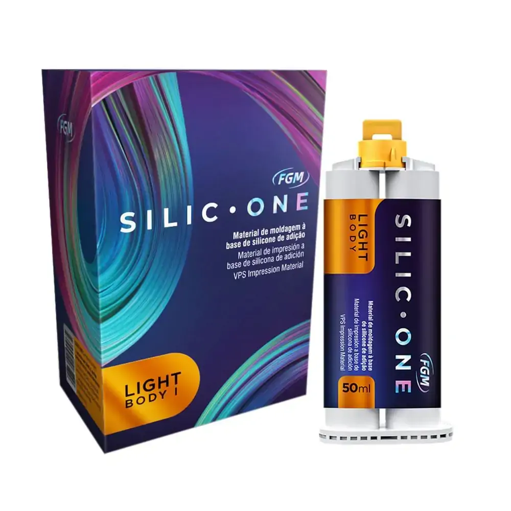 Silicone de Adição Silic One Light Body 1 - FGM - Silicone de Adição Silic One Light Body 1- FGM