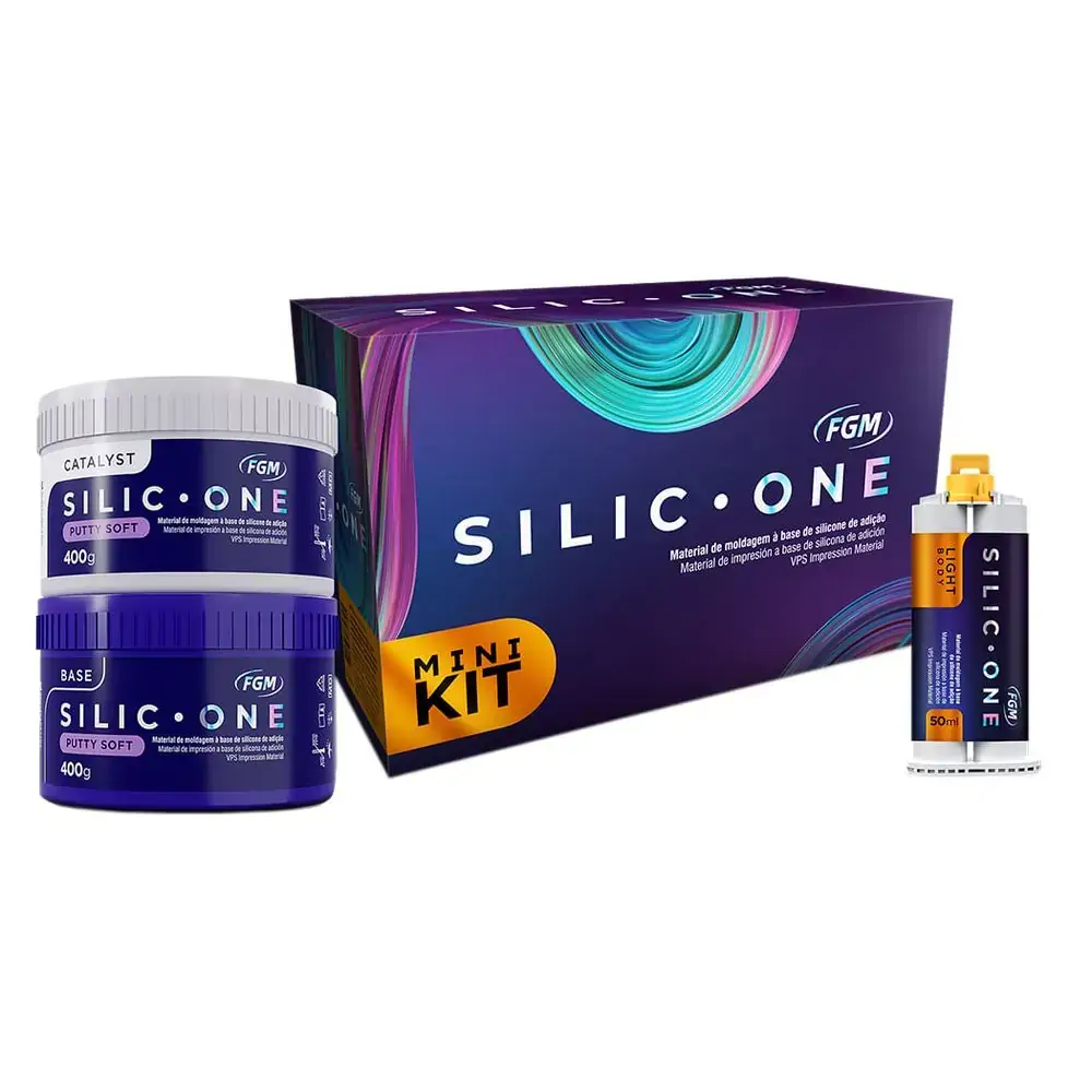 Silicone de Adição Mini Kit Silic-One Putty Soft - FGM - 27.1876