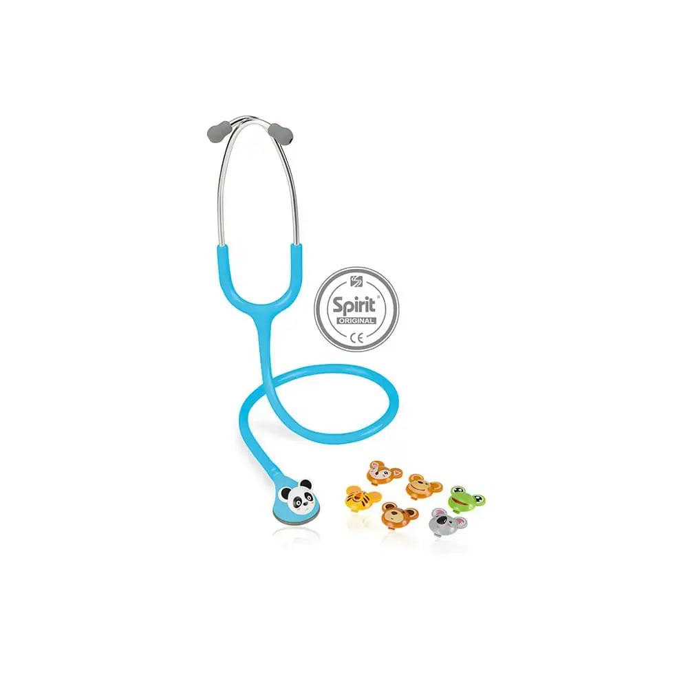 Estetoscópio Spirit MD Master Lite (Fun Animal) Pediátrico - Azul