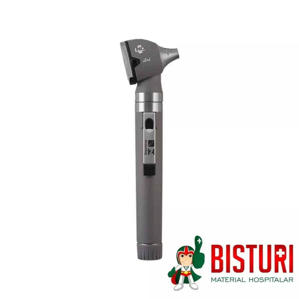 Otoscopio Md Omni 3000 Led Estojo Cinza