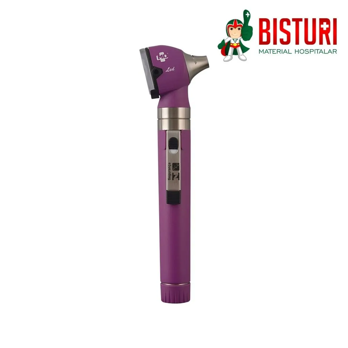 Otoscopio Md Omni 3000 Led Estojo Roxo