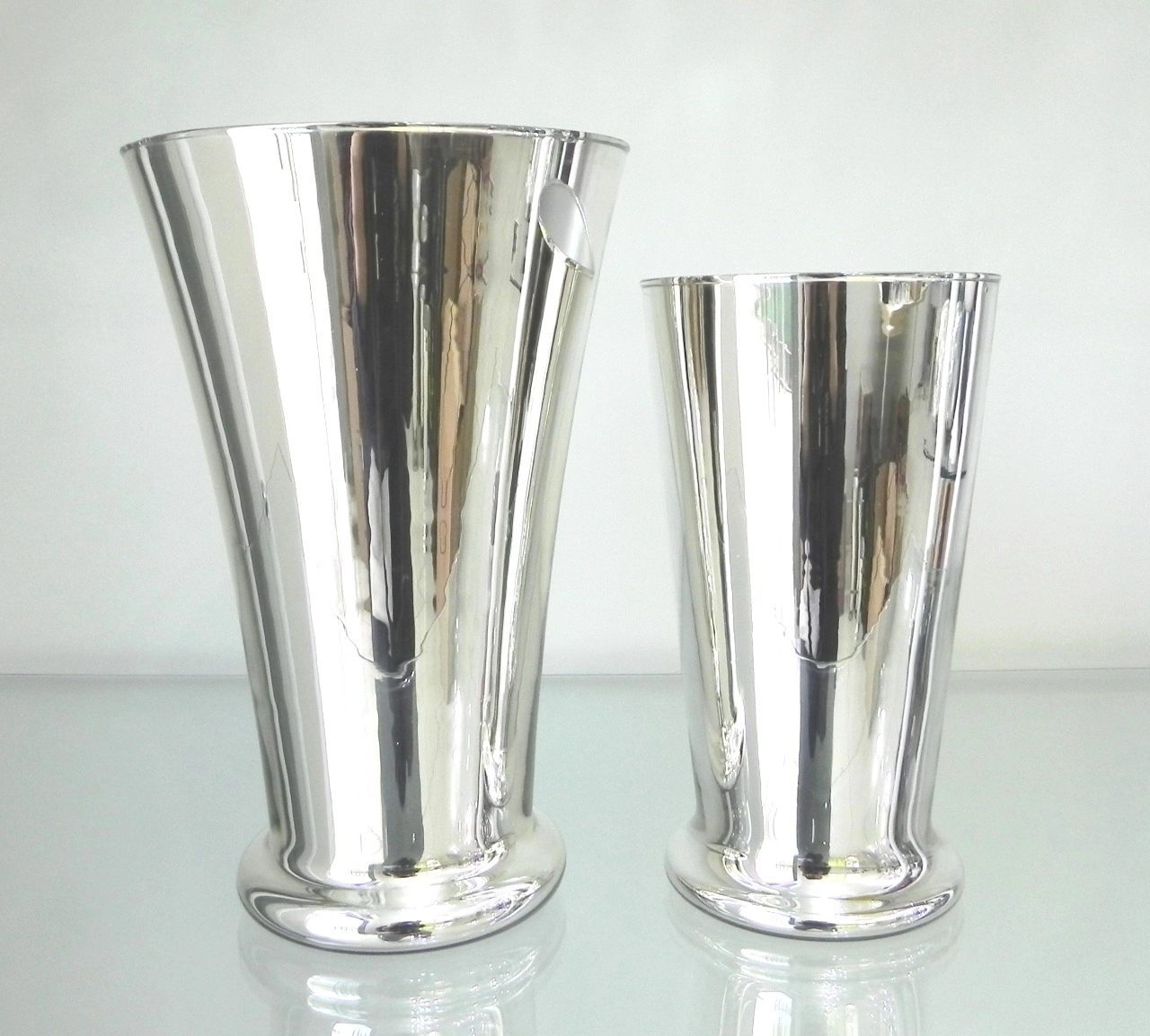 Vaso Barcelona Champagne Espelhado 38 30001 Cristais