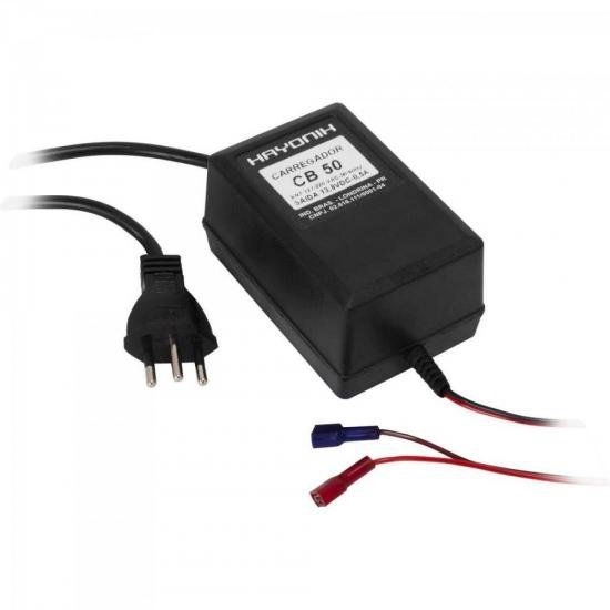 Carregador De Baterias 13,8vdc 500mah C/ Flutuador Cb 50 Hayonik
