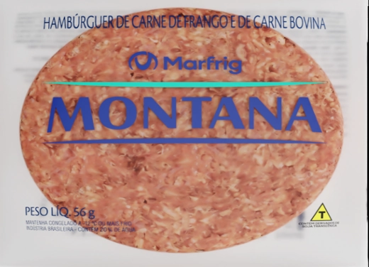 Hambúrguer De Mix De Carne De Frango E Bovina MONTANA Dia A Dia Pacote 56g