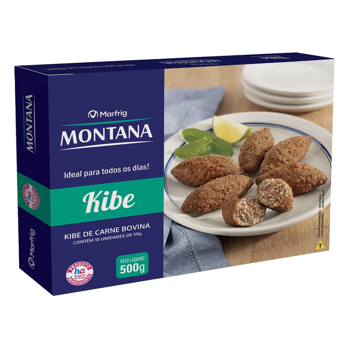 Quibe Congelado Montana Caixa 500g 10 Unidades