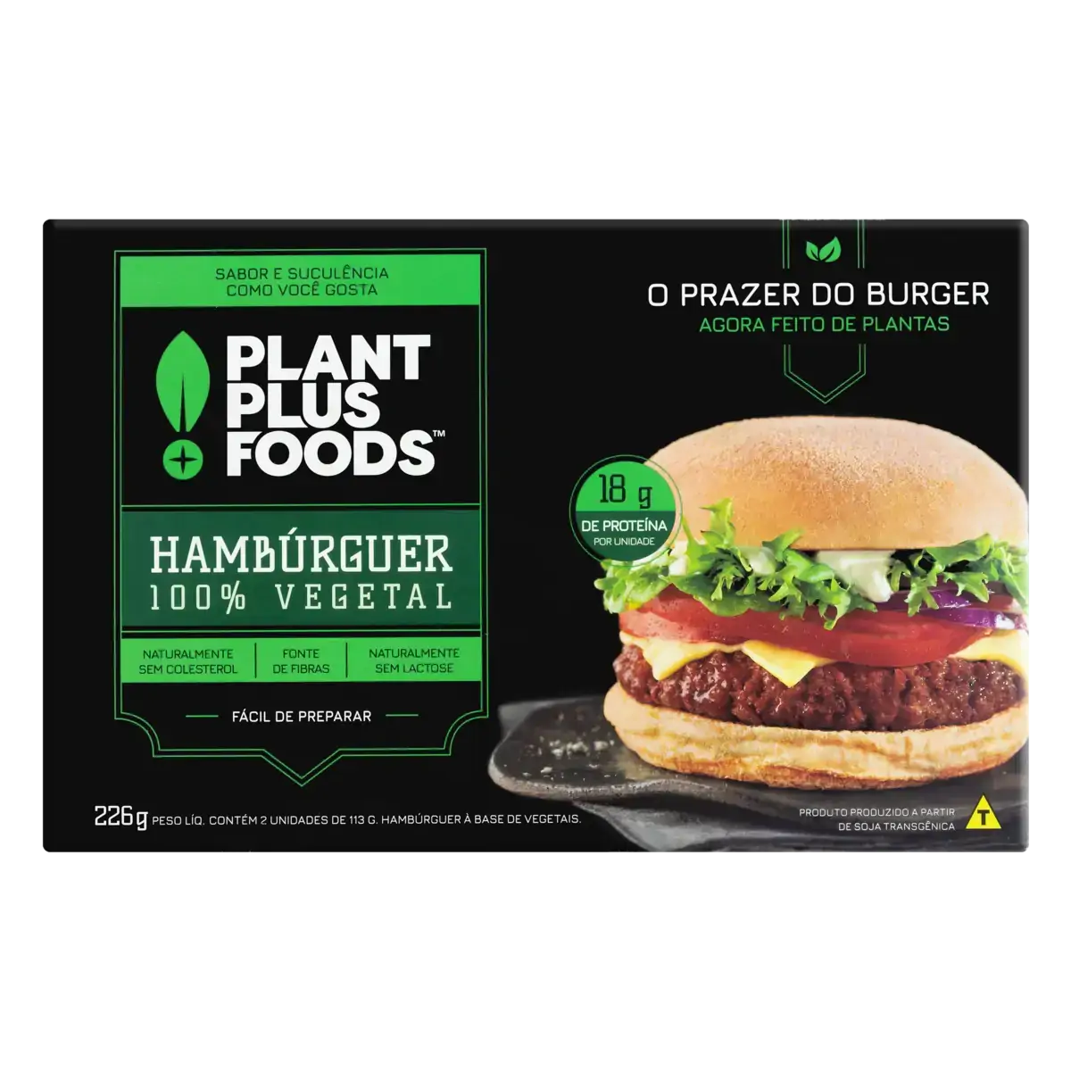 Hamburguer Vegetal Plant Plus 226g