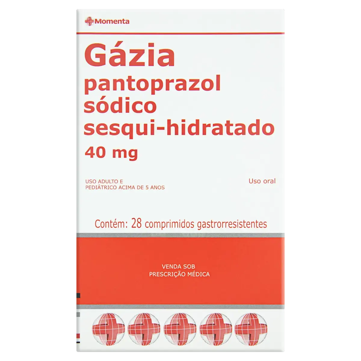 Gázia 40mg Momenta Caixa 28 Comprimidos