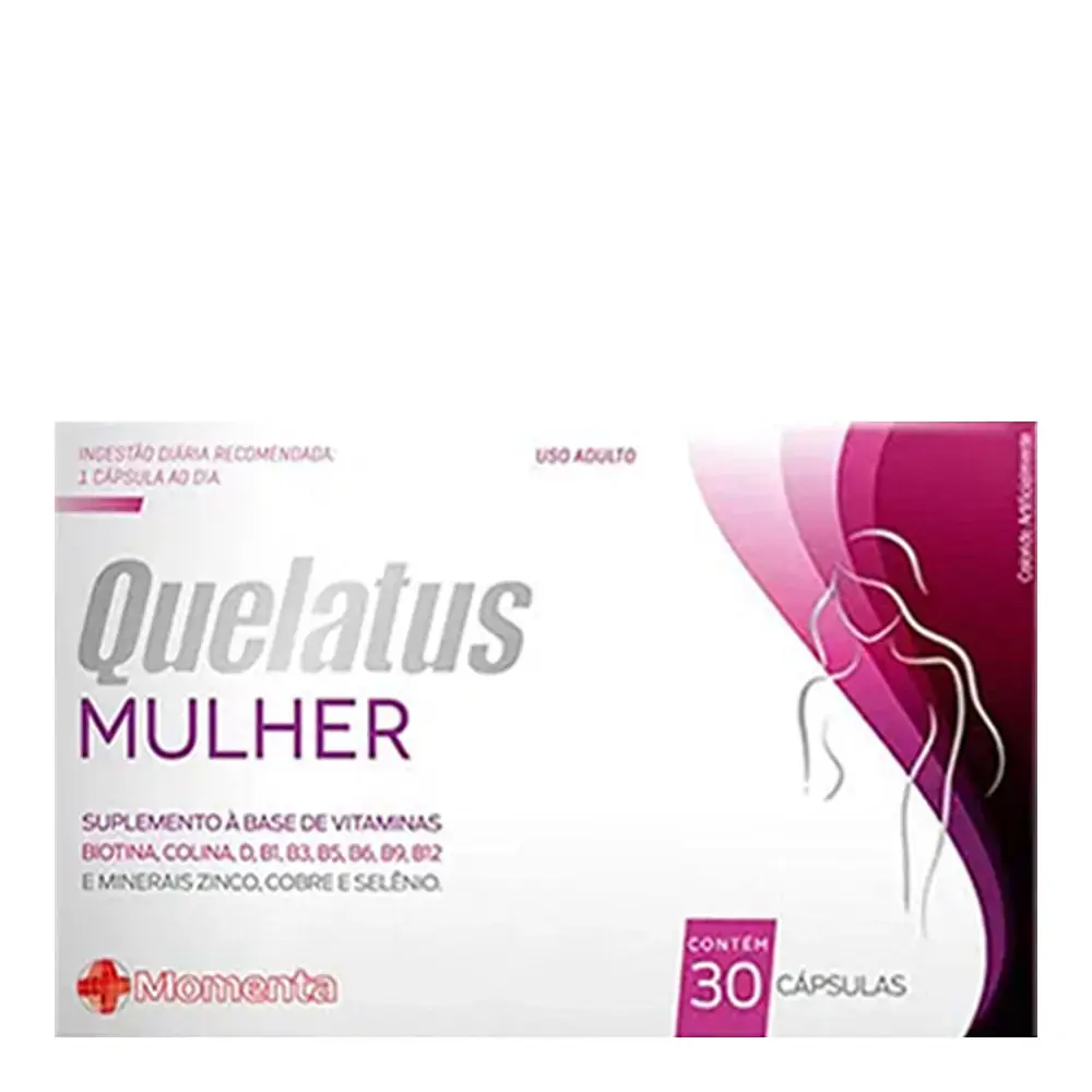 Suplemento Vitamínico Quelatus Mulher 30 Cápsulas