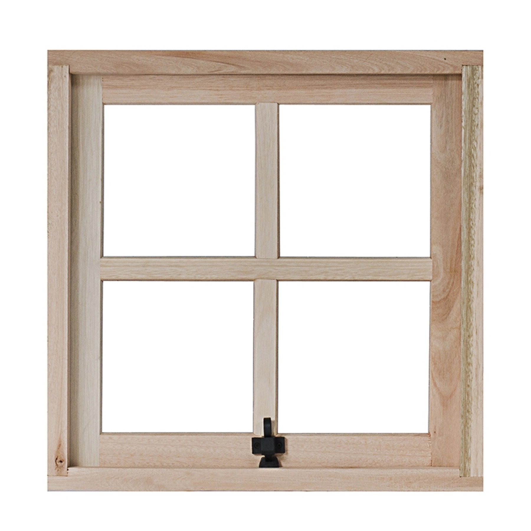 Janela de Madeira Maxim-ar 60x80cm com Grade Rondosul Natural