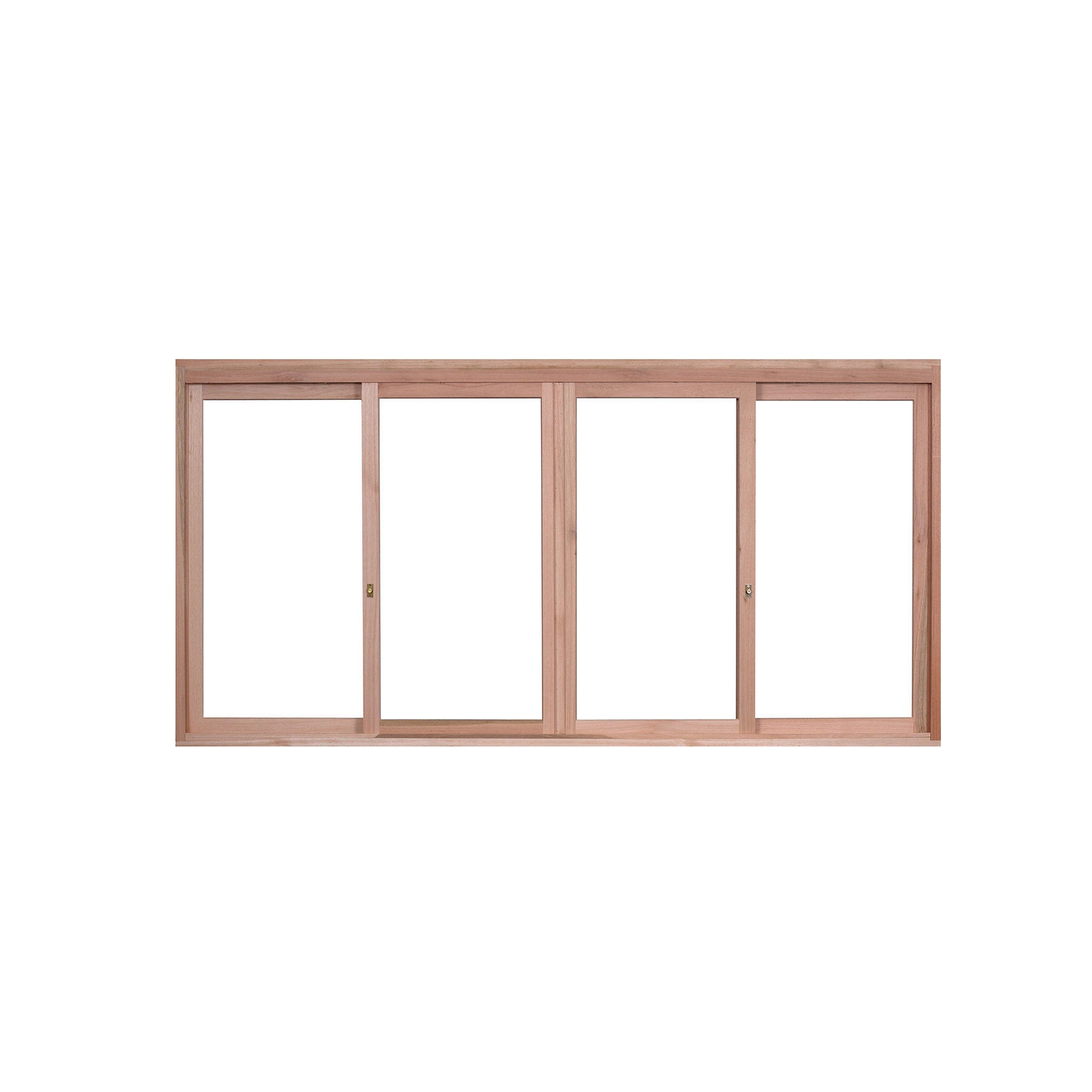 Janela de Madeira de Correr 4 Folhas 120x160cm Rondosul Natural