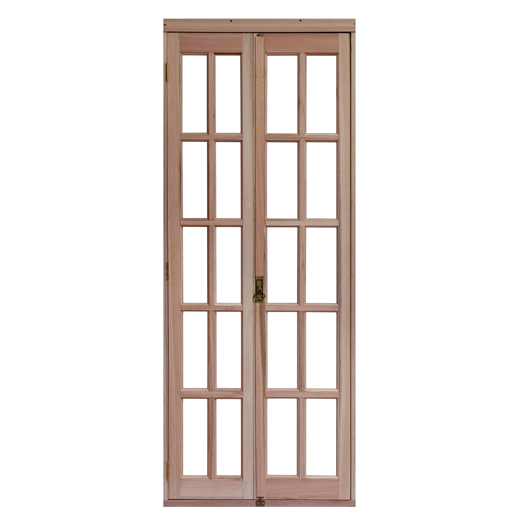 Kit Porta Madeira Camarão Esquerdo Marrom 213x94cm com Batente EWK P23 Rondosul