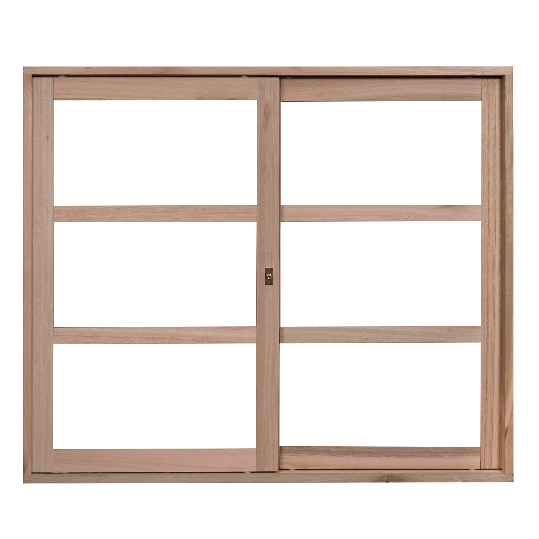Janela de Madeira de Correr 2 Folhas 120x100cm Rondosul Natural