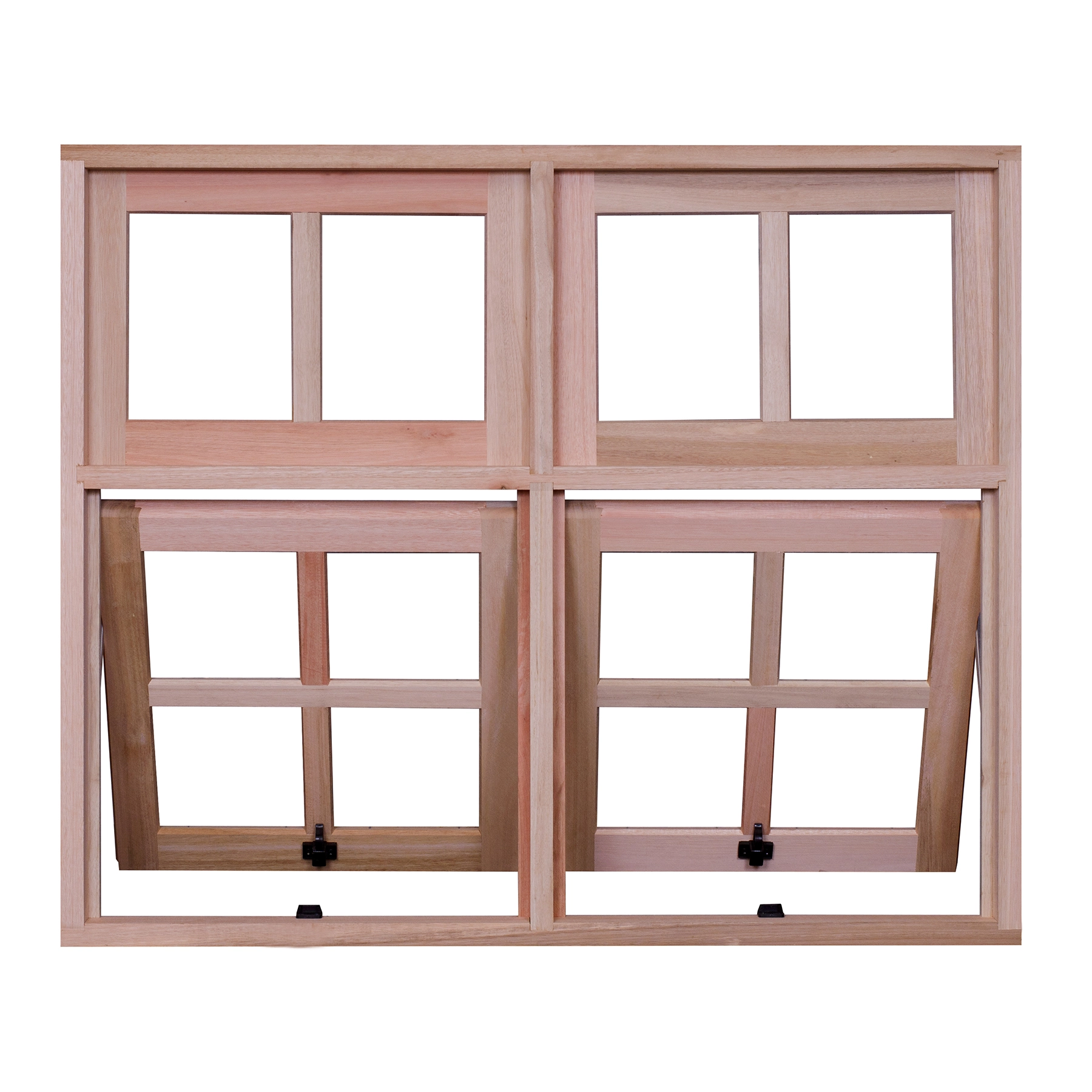Janela Maxim-ar Eucalipto Natural com Grade Metal Sob Medida Rondosul