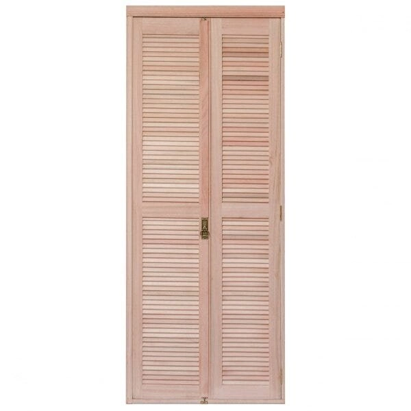 Porta De Madeira Camarão 213x74cm Com Venezianas E Marco Batente 14cm Ewk P37 Rondosul Madeira Natural Sem Pintura