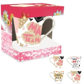 Caneca Koisas De Cozinha 310ml Mae Te Amo C/estojo