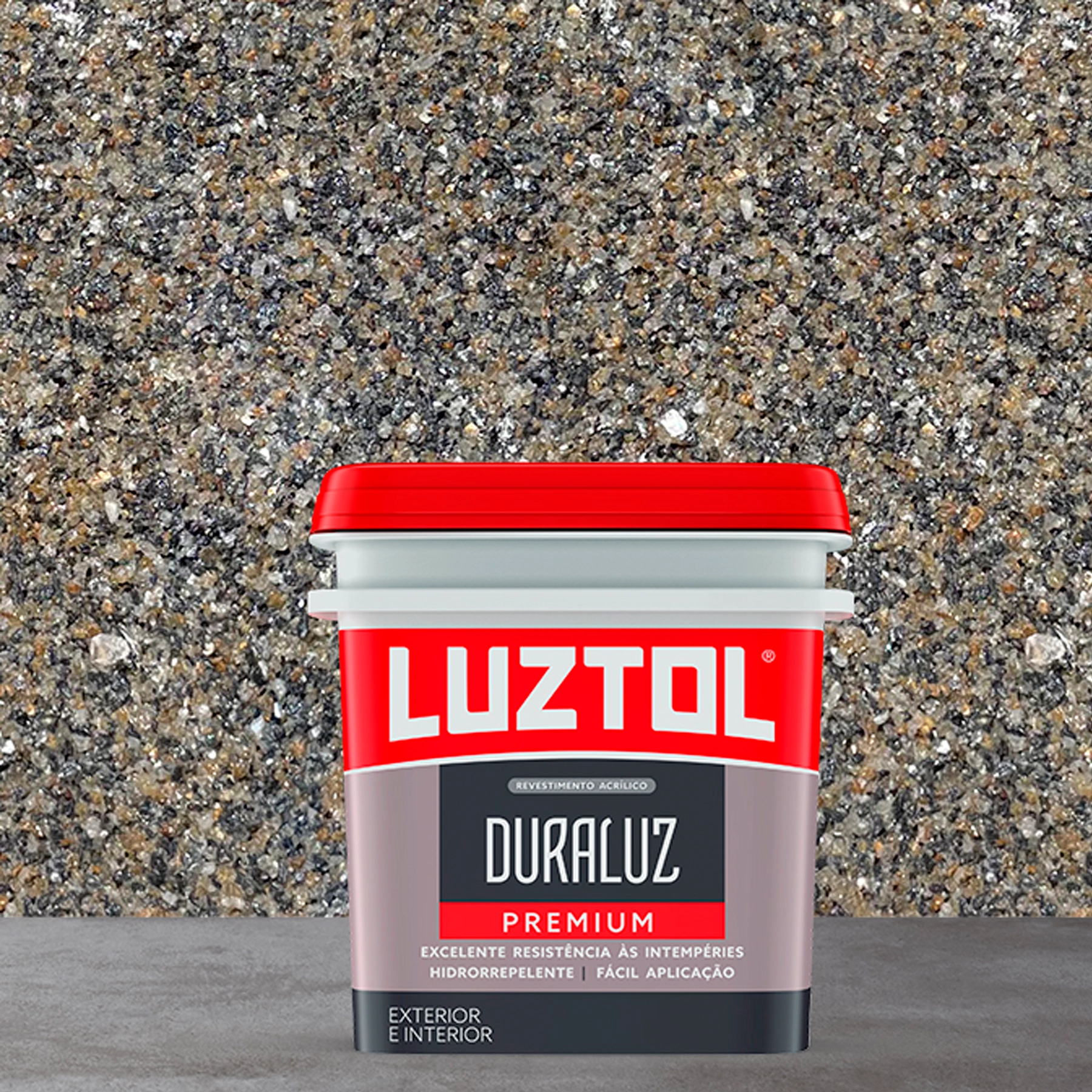 Textura Acrílica Cristal Pedra Ferro 23Kg