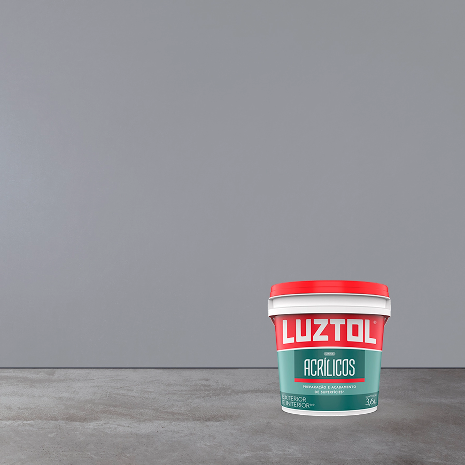 Selador Primer Acrílico Cinza Claro 3,6L Luztol