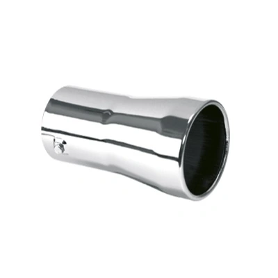 Ponteira de Escapamento Cromada 4 Pol. 200mm Reta Chanfrada - FABBOF TC004
