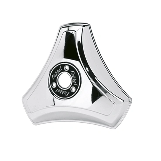 Calota Roda Baixa Traseira Aro 20/22 Pol. Inox 3 Pontas com Rodoar - FABBOF C011VR