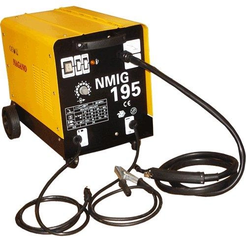 Máquina De Solda 195 Ampéres 60 Hz 220v 5.2kva Flex Solda Ferro Inox Alumínio - Nmig195
