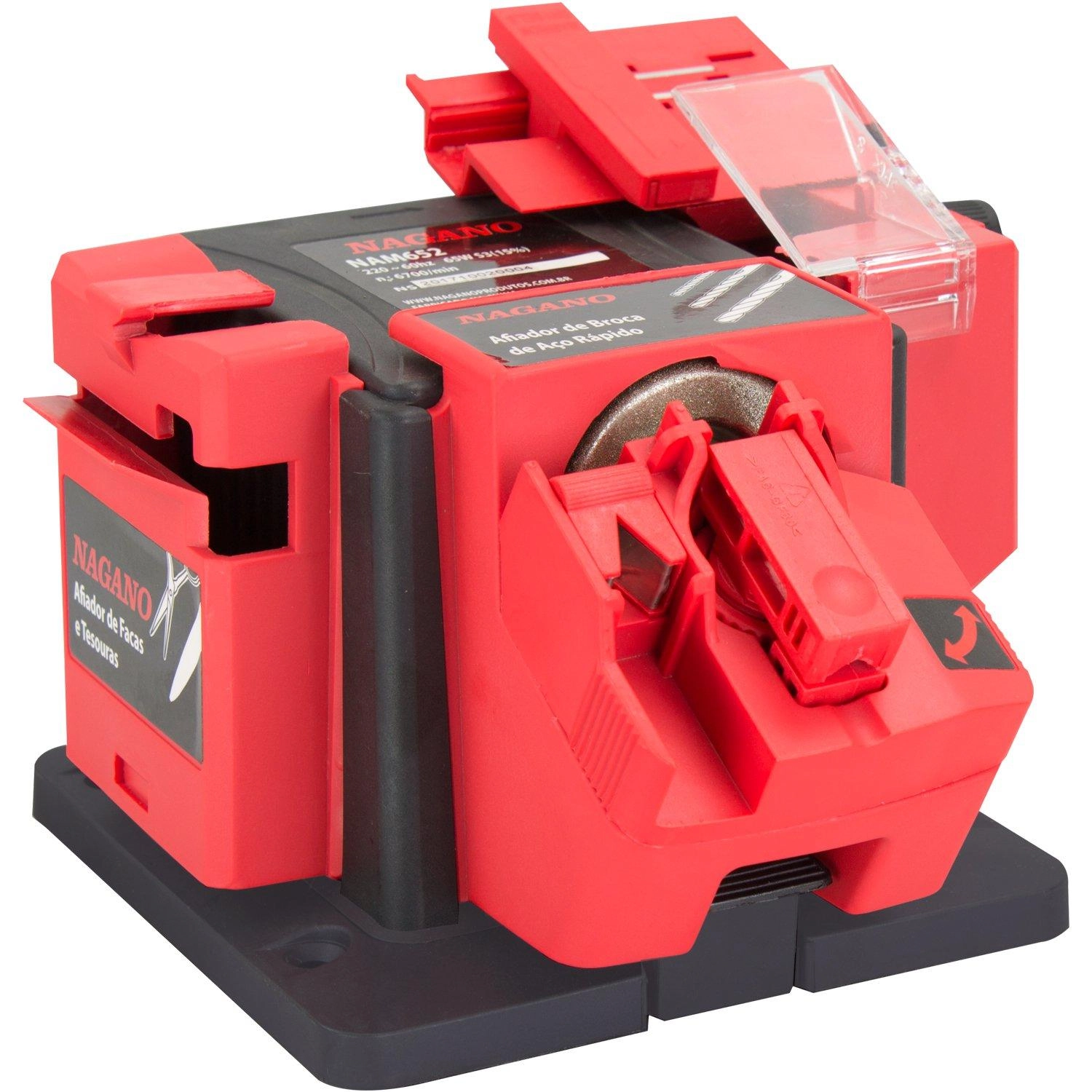 Afiador Multifuncional 65w Amolador De Faca Tesouras Formão Broca Lâmina 60hz - Nam65 - 220v