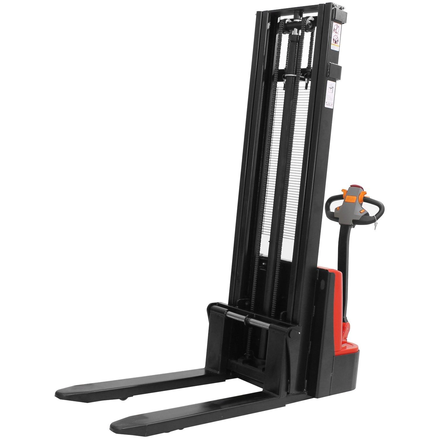 Empilhadeira Elétrica Tracionária 1.5ton 3.5mts Elevação Patolada Garfo 1150 Mm