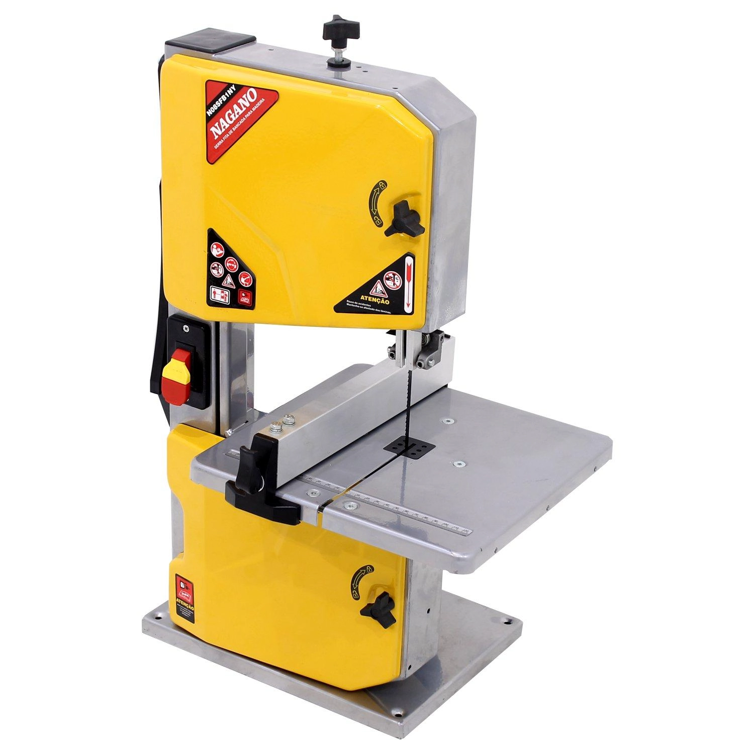Serra Fita De Bancada Para Madeira 8 Pol 302x204mm 250w - 110v