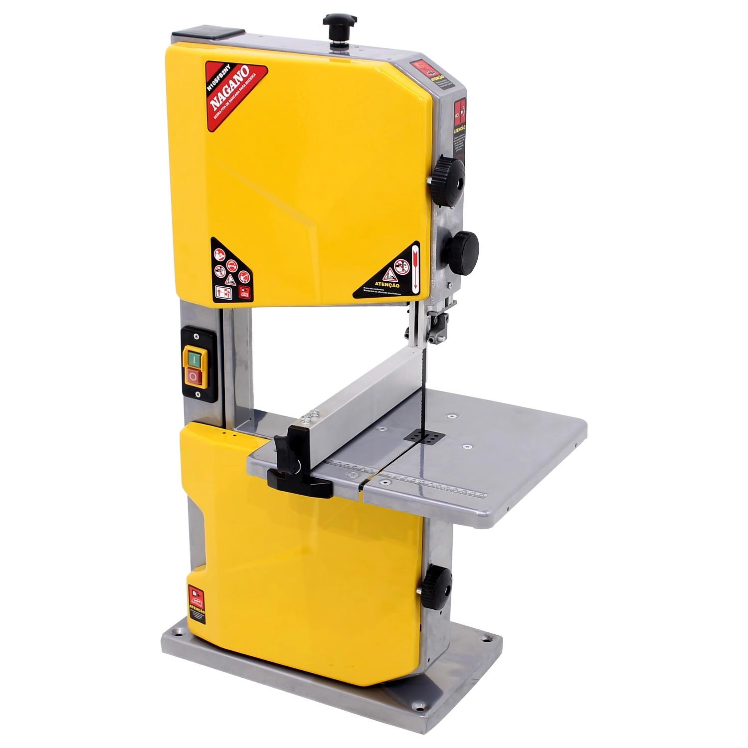 Serra Fita De Bancada Para Madeira 10 Pol 302 X 304 Mm 500w - 110v