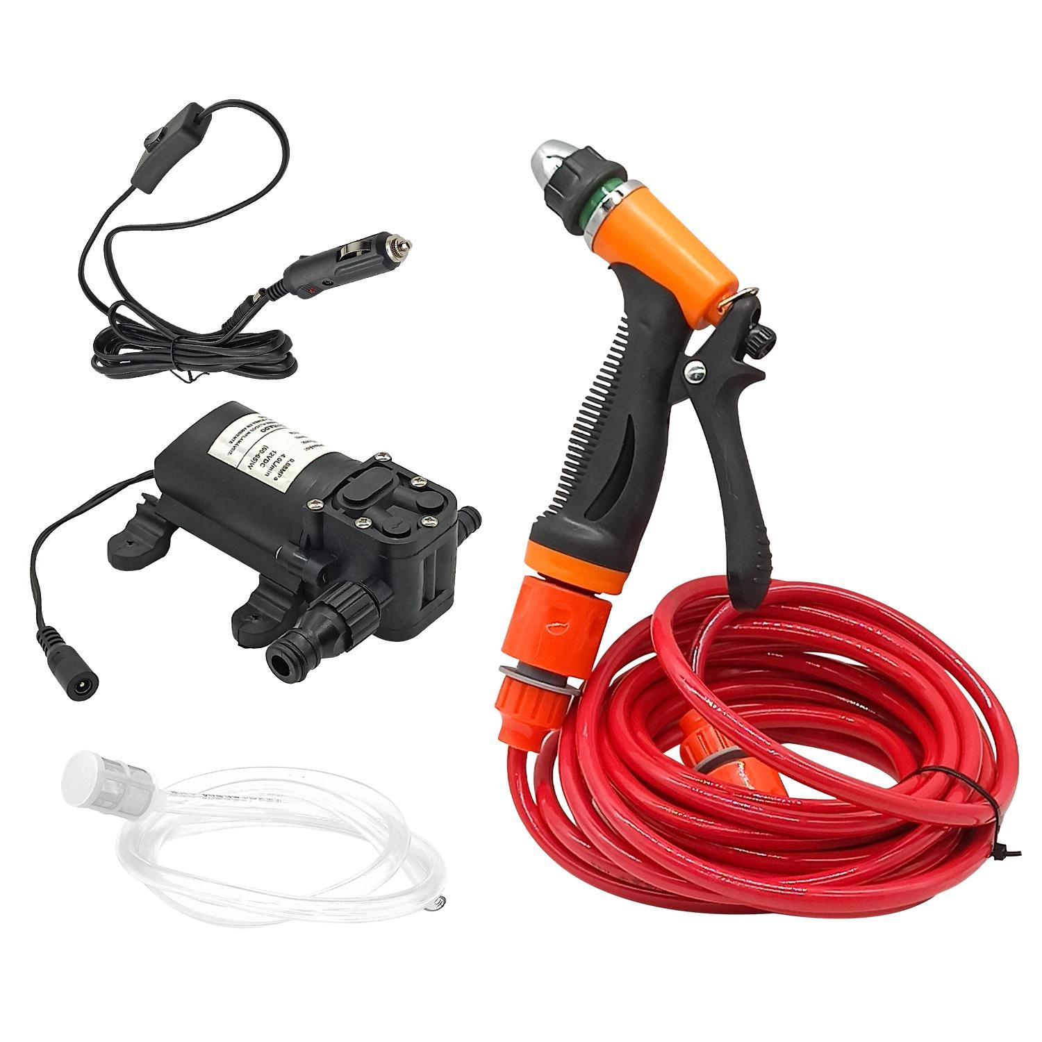 Mini Lava Jato 12v Portátil Com Tomada 12v 60-65w Para Carro