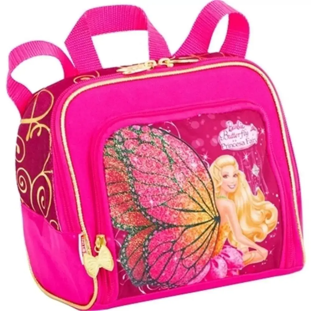 Lancheira Barbie Rosa