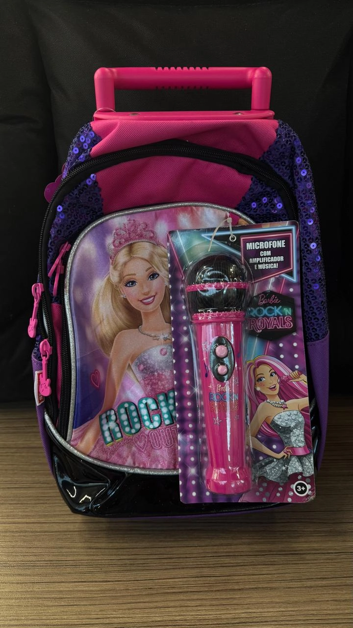 Mochila C Rodas P Barbie Rock N Royals 064344 48 1000139 Sestini