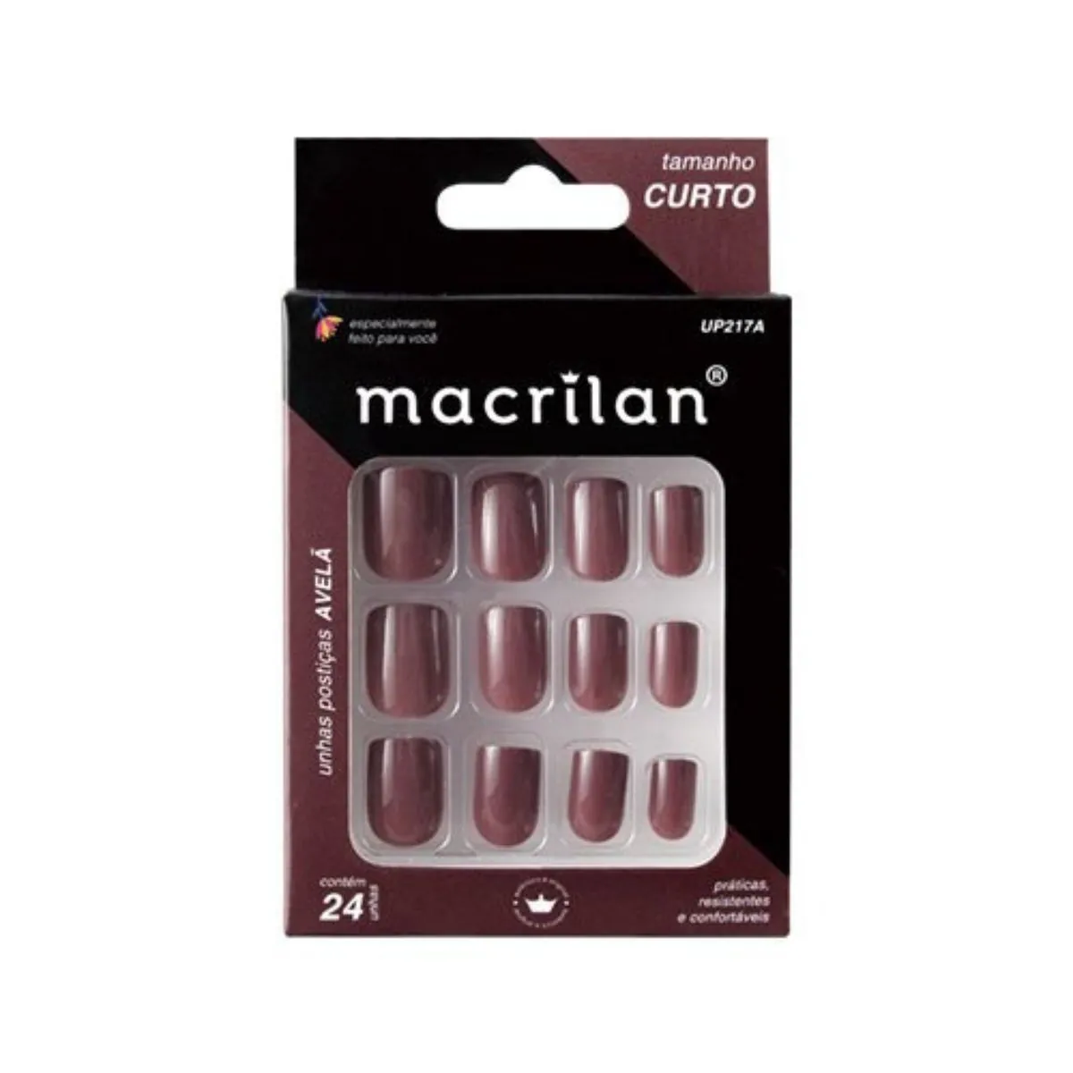 Unhas Posticas Macrilan Avela Curto Up21
