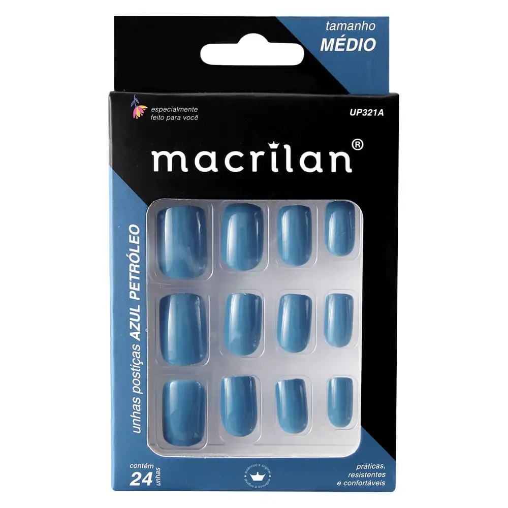 Unhas Posticas Az Petrol C24 Pcs