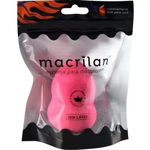 Esponja Macrilan Gota P/maquiagem S/latex Un