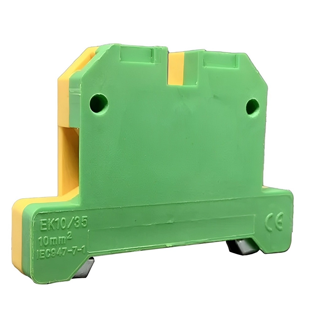Borne De Passagem Terra Amarelo E Verde 10 Mm