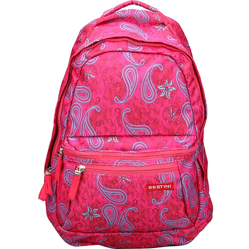 Mochila De Costas Básica Colors Rosa Sestini