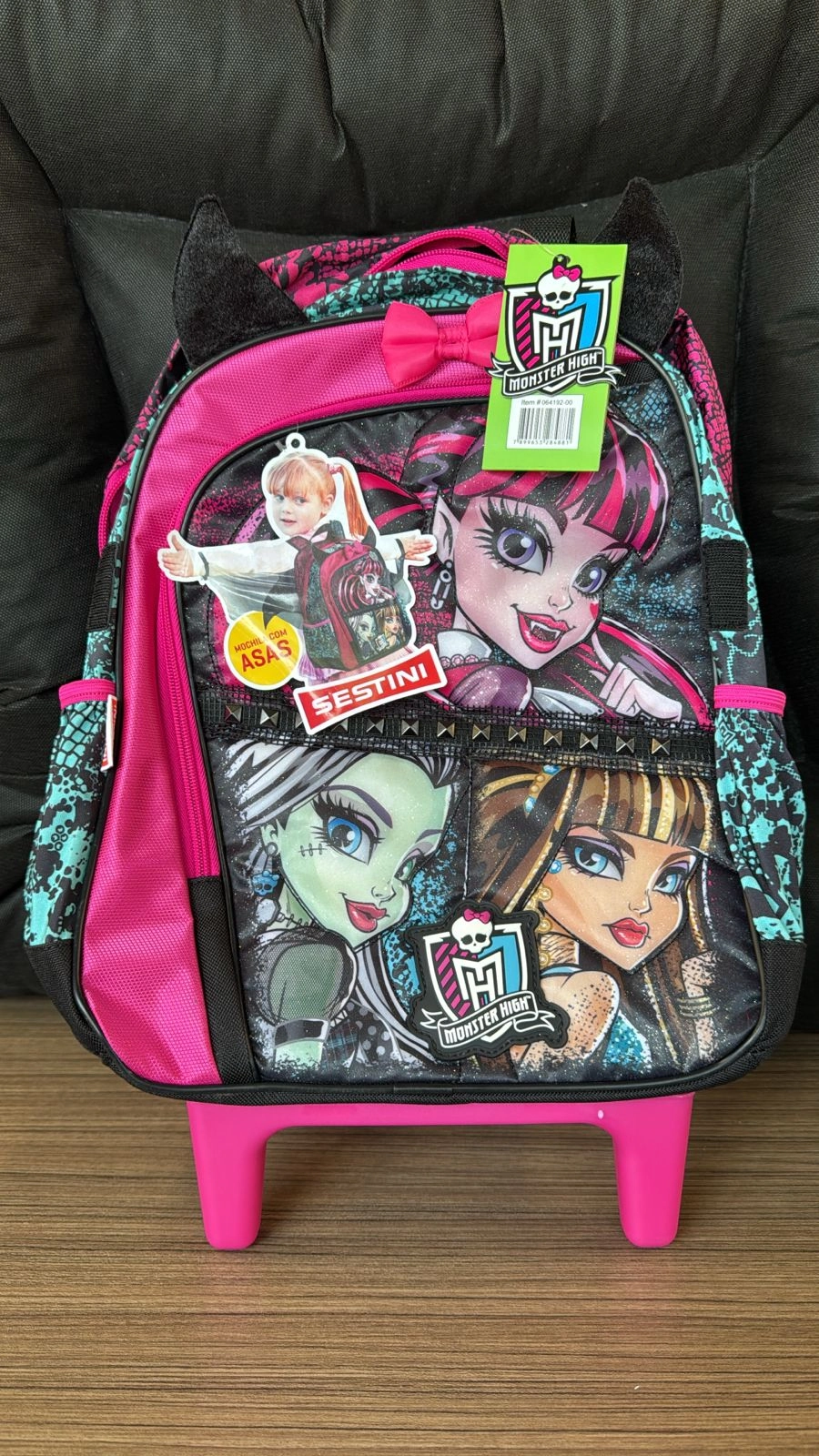 Mochila C Rodas M Monster High 16z 064192 00 Sestini