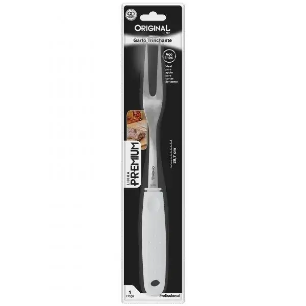 Garfo Branco Inox Trinchante Original Line Premium