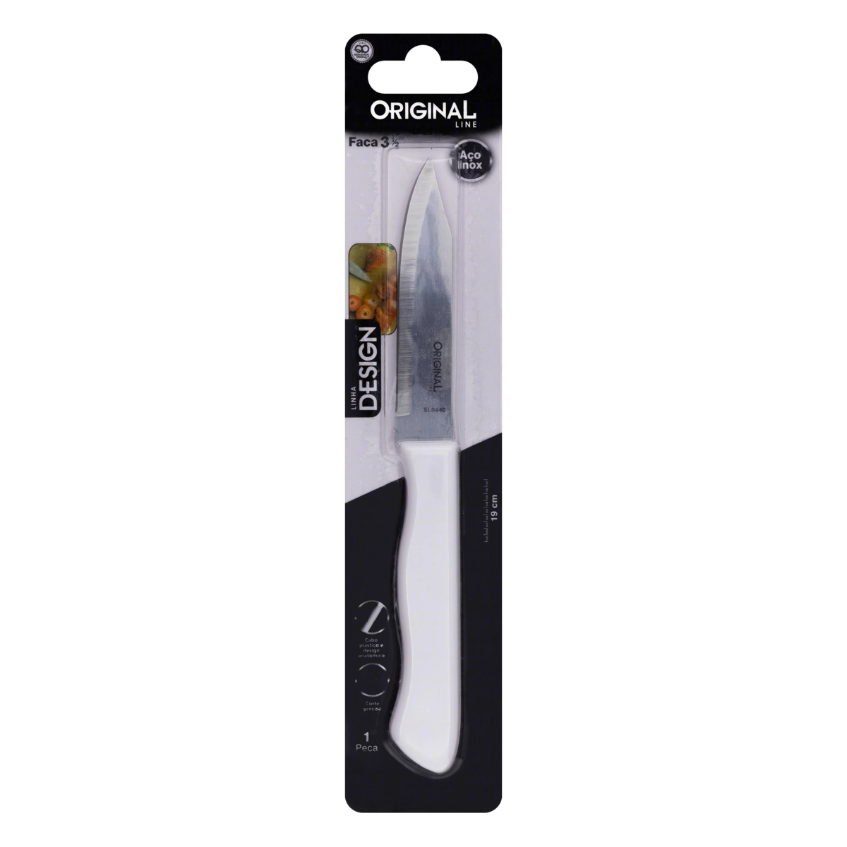 Faca Branca Inox Original Line Design