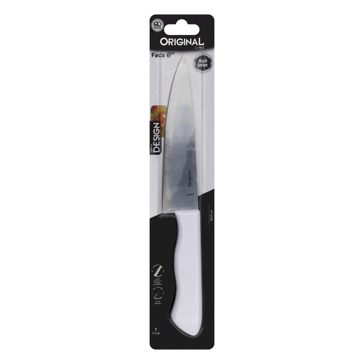 Faca Branca Inox Original Line Design 6