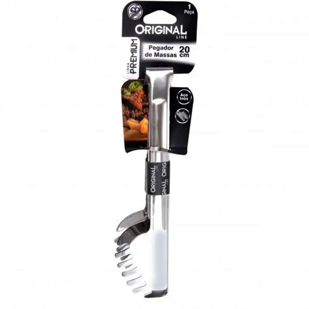 Pegador P/massa 30cm Inox C/nylon