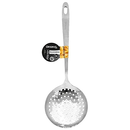 Escumadeira Aco Inox Linha Premium